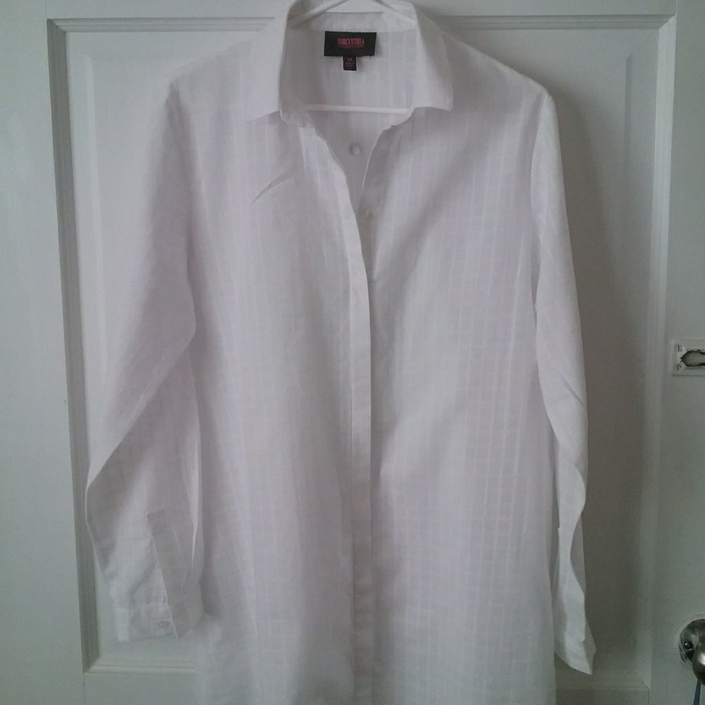 White Long Sleeved Shirt